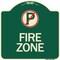 Signmission No Parking Symbol Heavy-Gauge Aluminum Architectural Sign, 18" x 18", G-1818-24653 A-DES-G-1818-24653 - alternate 1
